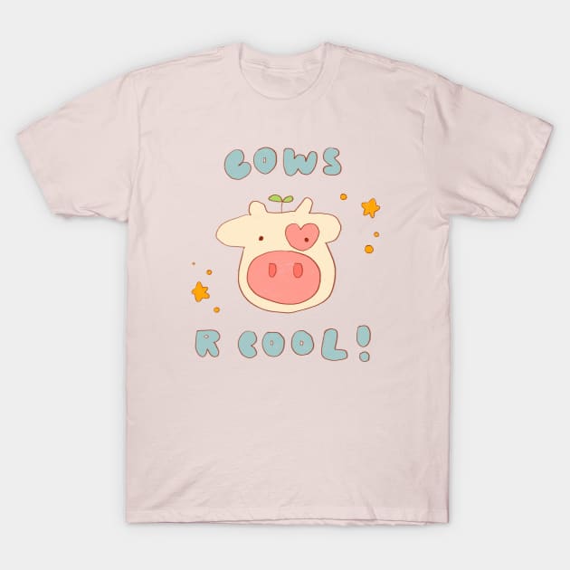 Cows R Cool T-Shirt by maiadrawss